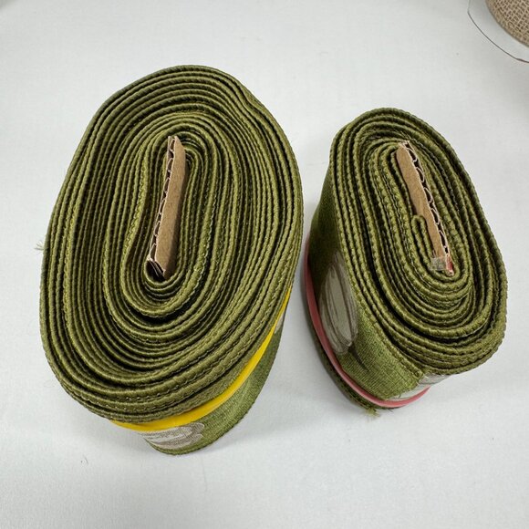 Lot Ribbon Fall Autumn Pumpkins Burlap Harvest - Picture 11 of 16